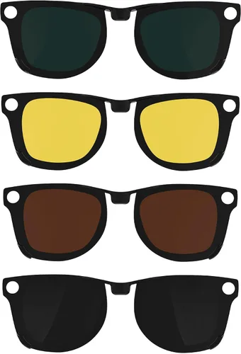 Vista 16 de HIBLOKS 2 clips polarizados para Ray-Ban Meta Wayfarer