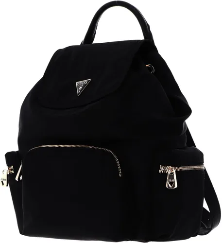 Vista 4 de GUESS Mochila Eco Gemma para mujer, solapa con cordón, Negro -, Tamaño único