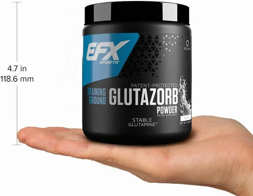Vista 8 de EFX Sports Training Ground Glutazorb Powder Suplemento de glutamina altamente concentrado, pH correcto, digestión y apoyo inmunológico, 140