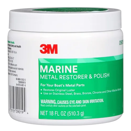 Vista 8 de 3M Marine Metal Restaurador de metal y pulidor (pasta de 18 onzas)