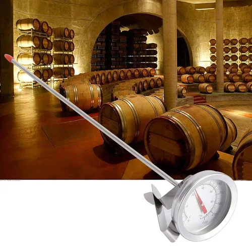 Vista 4 de Termómetro de vino de hervidor de agua con clip en el dial Termómetro Home Brew Vino BierherThermometer