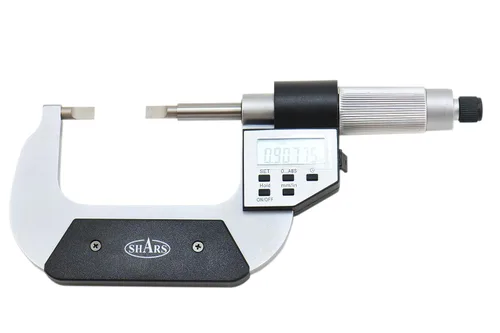 Vista 10 de Shars 0-1"/0-25mm cuchilla electrónica fuera del micrómetro 0.00005''/0.000 in 303-2428 P]
