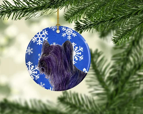 Vista 95 de Caroline's Treasures Cavalier Spaniel - Adorno de cerámica para colgar en el árbol de Navidad, para el hogar, Navidad, fiestas, regalo, 3 pulgadas
