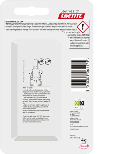 Vista 3 de Loctite Super Glue Power Flex Control, gel flexible de superpegamento, superpegamento con fórmula antigoteo para aplicaciones verticales, pegamento