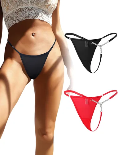 Vista 10 de ohyeah Tanga para mujer, tanga, tanga de talla grande, 1-3 piezas
