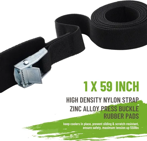 Vista 4 de Soporte de montaje para enfriador de agua SPARKWHIZ, soporte para cubo de enfriador de agua de 5 galones para RV, camión, carrito, UTV, cortadora