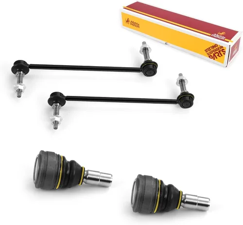 Vista 113 de Metrix Premium Chassis Parts - Juego de 4 piezas de articulación de rótula superior y barra estabilizadora delantera para Ford Ranger RWD 1998-2011