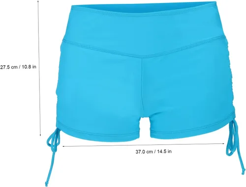 Vista 2 de Kisangel 2pcs Pants High Waisted Swim Bottoms for Women Ladies Swimsuit Swim Suits for Boys Bikini Shorts