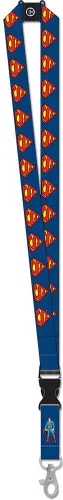 Vista 2 de Ata-Boy - Soporte para credencial de Superman, cordones de DC Comics para insignias de identificación, regalos y mercancía de Superman