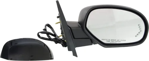 Vista 76 de Kool Vue - Espejo calefactable izquierdo para Chevrolet Silverado 1500 GMC Sierra 1500 2007-2013 plegable eléctrico con luz de señal y lámpara