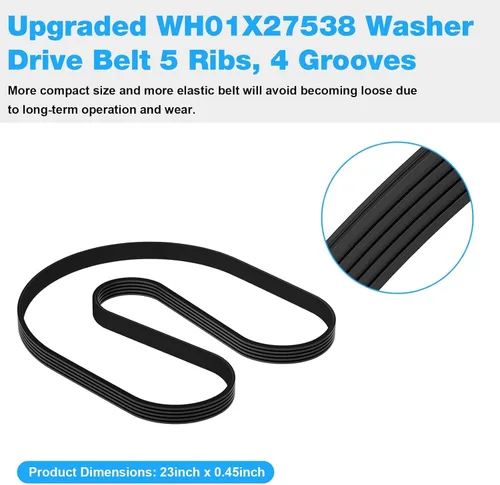 Vista 2 de GE WH01X27538 - Correa de transmisión para lavadora