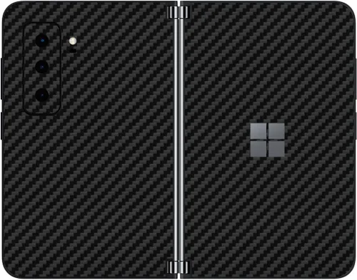 Vista 78 de SopiGuard Skin para Microsoft Surface Duo 2 2ª generación de borde a borde de paneles delanteros y traseros de vinilo (piedra de ladrillo)