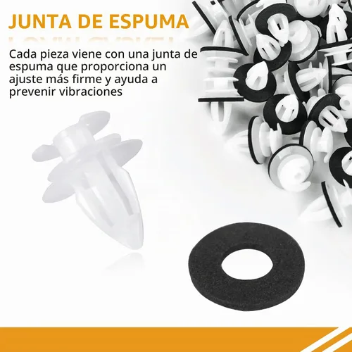 Vista 7 de Xislet 120Pcs Clips de Retención para Panel de Embellecedor de Puerta Compatibles con BMW Serie 3, 5, 7, Modelos E36, E34, E38, E39, M3, X1, X3, X4