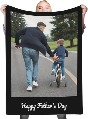 Vista 12 de Regalos de cumpleaños personalizados, manta personalizada con mis propias fotos para mujeres, hombres, mamá, papá