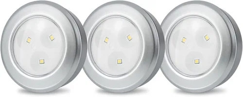 Vista 9 de LUXSWAY Luz LED con sensor de movimiento para interiores, luces regulables debajo del gabinete, encendido/apagado manual, barra de iluminación