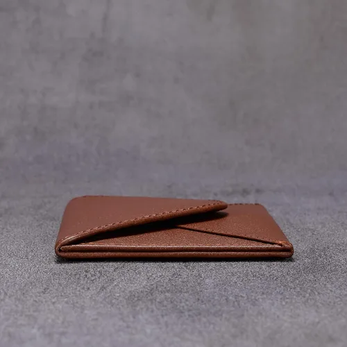 Vista 6 de HISCOW Estuche para tarjetas de visita con cierre magnético - Piel de becerro italiana, café