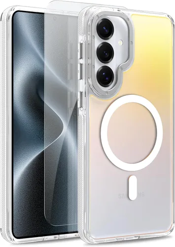 Vista 88 de Funda magnética para Google Pixel 10 Pro XL [compatible con Magsafe] [bonito diseño fluorescente de moda] a prueba de golpes, delgada, translúcida