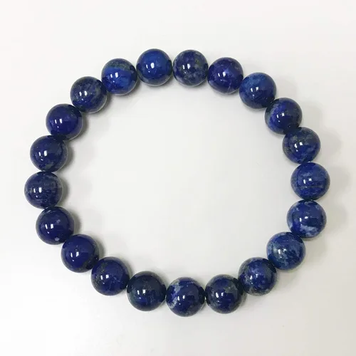 Vista 634 de Gem Avenue Handmade Round Bead Stretch Bracelet Unisex Natural Stone Beaded Jewelry for Men & Women, Elastic Wristband for Daily Wear