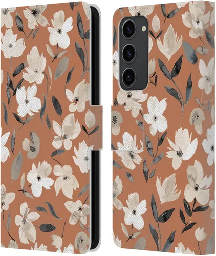 Vista 322 de Head Case Designs Officially Licensed Ninola Ditsy Flowers Yellow Nature Bold Leather Wallet Case Compatible with Samsung Galaxy A07 4G