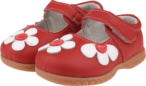 Vista 5 de Femizee Mary Jane - Zapatos planos de cuero con lazos, para niñas (niños pequeños)