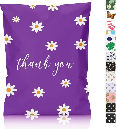 Vista 32 de JinRuiKJ Paquete de 25 sobres de polietileno con estampado de leopardo negro, 10x13, bolsas de envío para ropa, bolsas de correo autoadhesivas