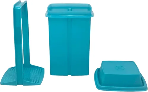 Vista 3 de Tupperware Pick A Deli Large Aqua Blue