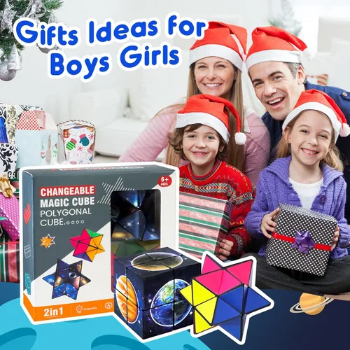 Vista 7 de Juguetes Luaxkpi para niños de 6 a 12 años, regalos de cumpleaños para niños de 6, 7, 8, 9, 10 años, niñas, cubos de fidget para niños de 8 a 12