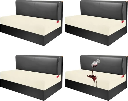 Vista 91 de Fundas de cojín impermeables para sofá, funda elástica lavable con diseño elástico antideslizante, protector de muebles para mascotas y niños