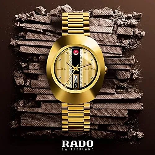 Vista 5 de Rado R12413343 The Original L - Reloj automático para hombre con esfera dorada