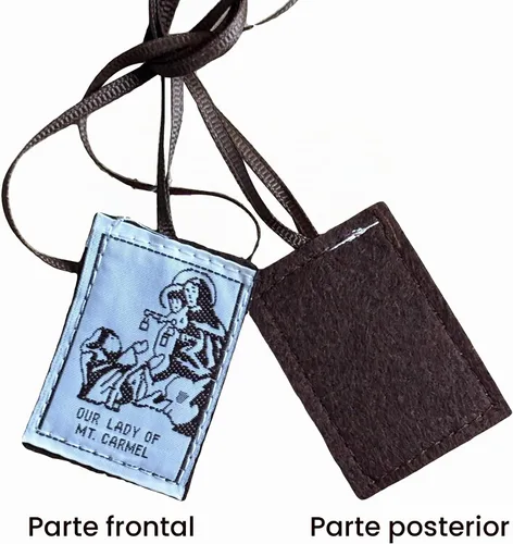 Vista 3 de Escapularios católicos, paquete de 3 Escapularios Católicos, Escapularios Católicos, Escapulario Católico Regalo para Mujeres Ma-Regalo religioso