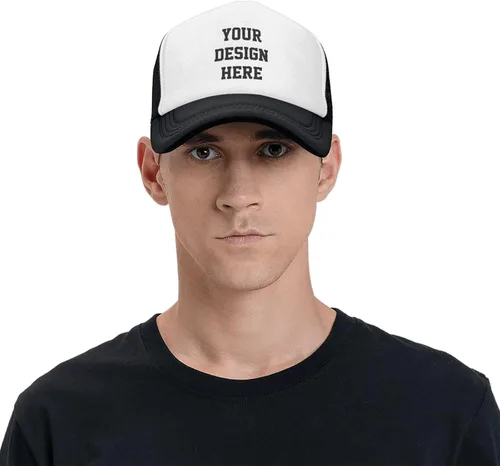 Vista 8 de Custom Hat Your Design Here, Custom Hat Design Your Own Classic Mens Womens Trucker Hat
