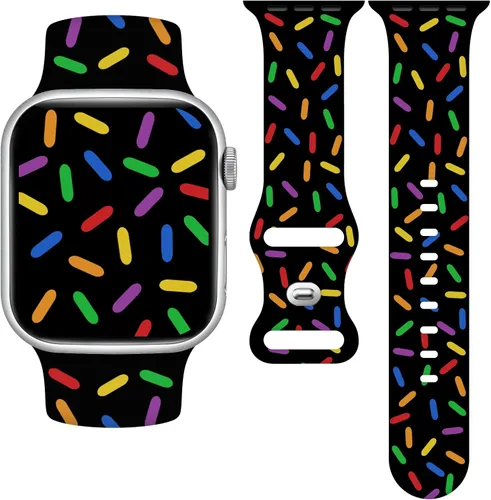 Vista 7 de Pride - Correa de reloj compatible con Apple Watch Series 11, 10, 9, 8, 7, 6, 5, 4, Ultra SE
