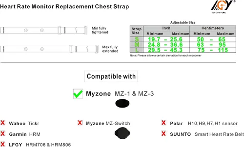 Vista 2 de My zone Replacement strap For Myzone Replacement Strap