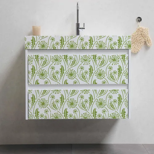 Vista 7 de ORIGACH Plantilla de diente de león reutilizable con textura de diente de león para pintar sobre madera, lienzo, papel, tela, piso, pared y azulejos