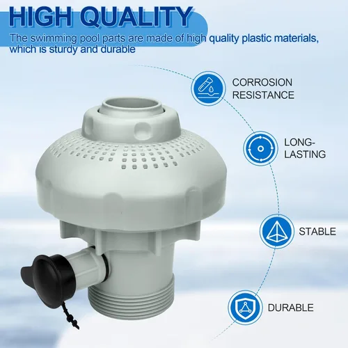 Vista 7 de 12355 Boquilla de aire de entrada grande compatible con bombas Intex 1900-2450gph, boquilla de aire de entrada de piscina para piscinas Intex de 18