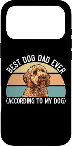 Vista 21 de Best Dog Dad Ever According to My Goldendoodle Funny Doodle Case for iPhone 17