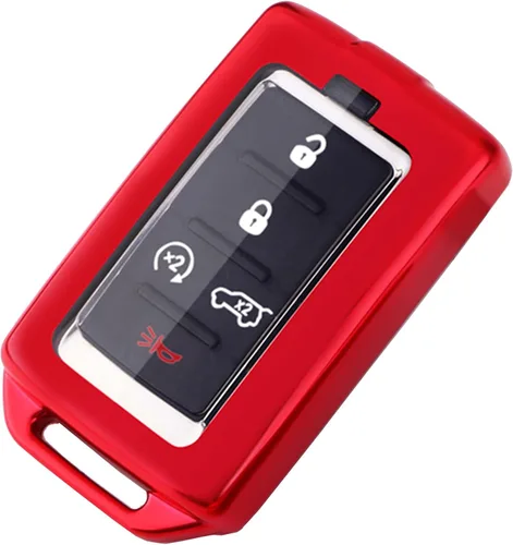 Vista 9 de Funda para llavero para Jeep Grand Cherokee L Proximity Grand Wagoneer 2021 2022 (azul)