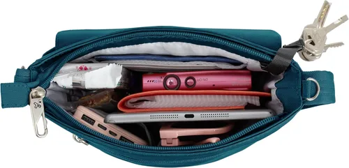 Vista 125 de Travelon Mini bolso de hombro clásico antirrobo