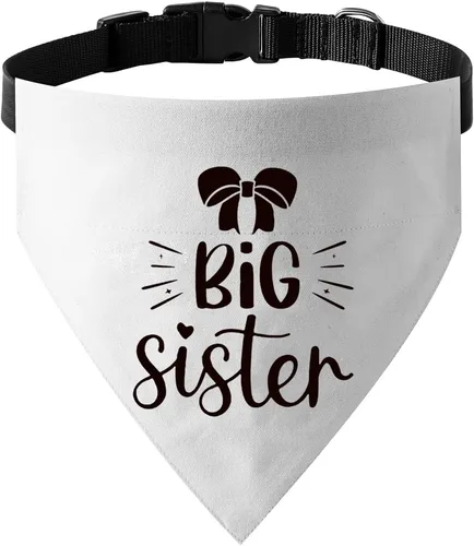 Vista 9 de El mejor collar de bandana de boda para perro, bandana de compromiso ajustable para mascotas con hebilla de liberación rápida y anillo en D