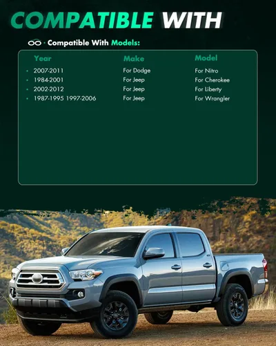 Vista 7 de SCITOO 4 adaptadores de rueda de 5 x 4.5 pulgadas, adaptadores espaciadores de rueda de 2 pulgadas con pernos de 1/2 pulgada para Dodge Nitro