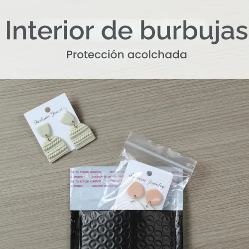 Vista 3 de Quality Park - Sobres de burbujas, sobres de envío de 4 x 8, autoadhesivos, sobres acolchados pequeños negros, cierre de tira adhesiva Redi-Strip