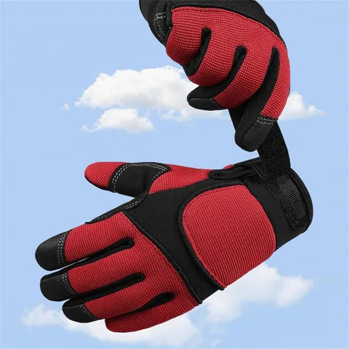 Vista 8 de Guantes deportivos para niños, guantes de ciclismo de dedo completo MTB para ciclismo, escalada, equitación, ciclismo, deportes al aire libre