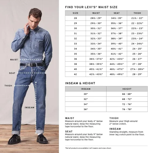 Vista 5 de Levis - Jeans 511 Slim Fit para hombre tallas regular grande y alta