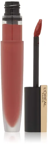 Vista 24 de L'Oréal Paris Makeup Rouge Signature - Tinta de labios mate, Adored Adorado