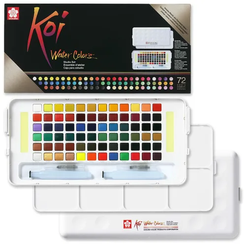 Vista 2 de Set de Pinturas Acuarela Talens Sakura Koi Water Colors Multicolor