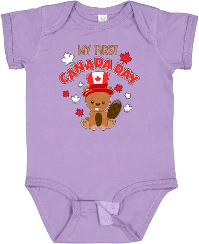 Vista 12 de inktastic My First Canada Day Baby Bodysuit