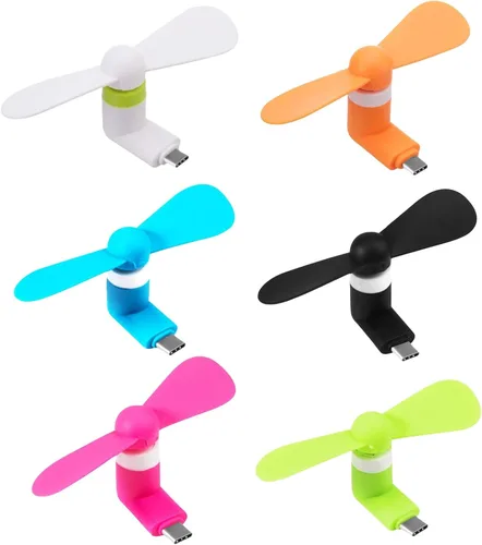 Vista 8 de Ventilador tipo USB C para iPhone Series 15, 15 Plus, 15 Pro, 15 Pro Max, 16,16 Plus, 16 Pro, 16 Pro Max, para Samsung Galaxy S Series, A1/A2/A3/A5