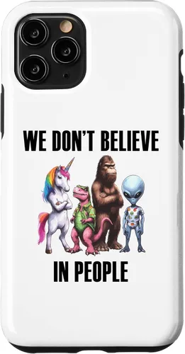 Vista 10 de Funda para iPhone 14 Unicornio Bigfoot Dinosaurio Alien Misteriosos Seres Legendarios