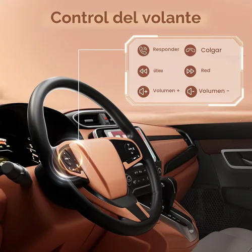 Vista 6 de Haudio Estéreo de coche de doble DIN, pantalla táctil HD de 7 pulgadas con Apple Carplay inalámbrico y Android Auto, Mirror Link, Bluetooth 5.4