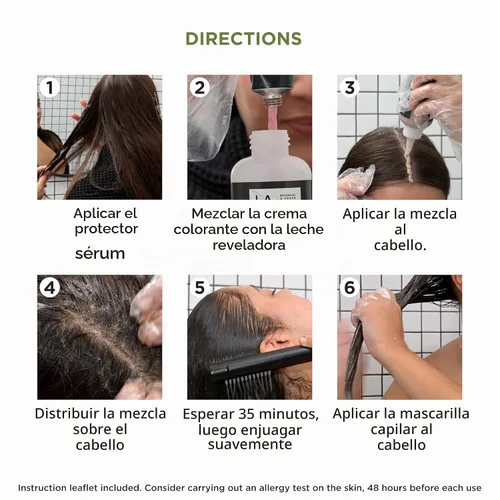 Vista 5 de Lazartigue La Couleur Absolue - Tinte permanente con extractos botánicos, color nutritivo y brillo, libre de amoníaco, PPD, resorcinol, aceites 7.00